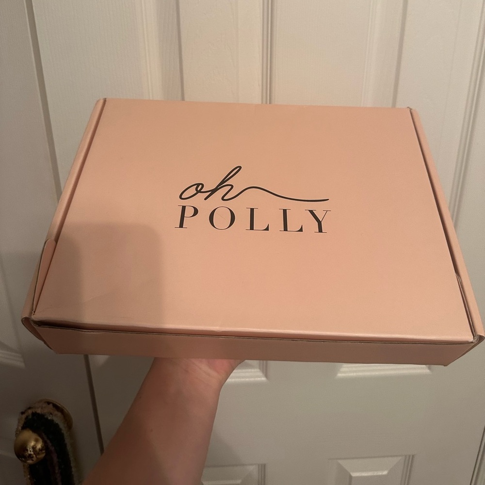 Oh Polly Navy satin corset dress - Picture 13 of 13